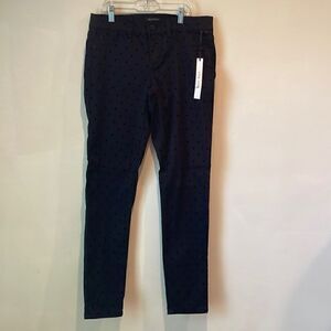 New WHBM Black straight leg pants women’s size small